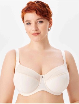 Бюстгальтер-минимайзер мягкий с подкроем Milavitsa 107630 пастель, Цвет: пастель, Размеры: 90H, изображение 5