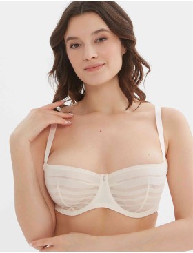 Бюстгальтер балконет мягкий Milavitsa 127640 пастель, Цвет: пастель, Размеры: 75G, изображение 3