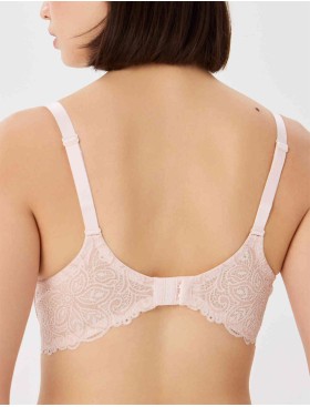 Мягкий кружевной бюстгальтер Nikol Djumon 185 16 розовый лепесток, Цвет: розовый лепесток, Размеры: 75D, изображение 2