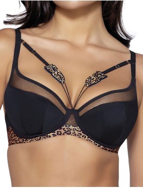 Бюстгальтер пуш-ап Novika ZOELLE N01 PUSH UP черный, Цвет: черный, Размеры: 80C