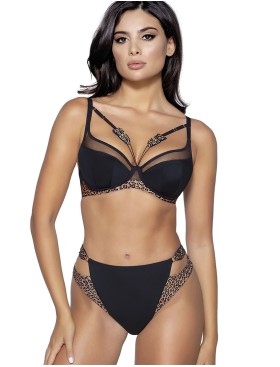 Бюстгальтер пуш-ап Novika ZOELLE N01 PUSH UP черный, Цвет: черный, Размеры: 80C, изображение 7