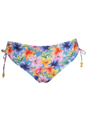 Голубой купальник с цветами Sielei HAWAII HA93 jeans, Цвет: jeans (голубой), Размеры: 80C, изображение 3