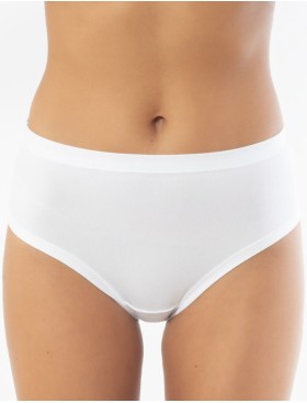 Трусы миди из хлопка и модала Sielei IOSONOIO 5009 bianco, Цвет: bianco (белый), Размеры: S, изображение 3