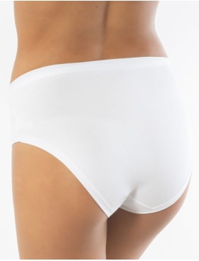 Трусы миди из хлопка и модала Sielei IOSONOIO 5009 bianco, Цвет: bianco (белый), Размеры: S, изображение 2