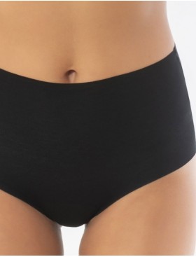 Высокие хлопковые трусы Sielei IOSONOIO 5101 nero, Цвет: nero (черный), Размеры: S, изображение 3