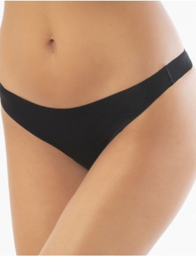 Стринги-невидимки хлопковые Sielei IOSONOIO 5103 nero, Цвет: nero (черный), Размеры: S