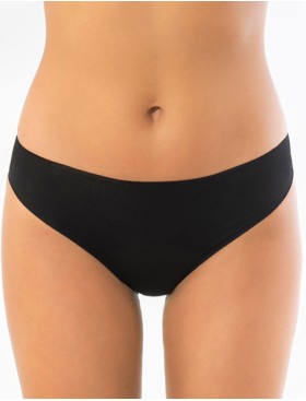 Трусы хлопковые с лазерными срезами Sielei IOSONOIO 5105 nero, Цвет: nero (черный), Размеры: S