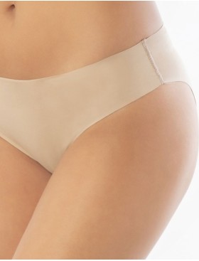 Трусы хлопковые с лазерными срезами Sielei IOSONOIO 5105 skin, Цвет: skin (телесный), Размеры: S