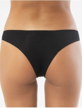 Хлопковые бразилиана с бесшовными краями Sielei IOSONOIO 5107 nero, Цвет: nero (черный), Размеры: M, изображение 3