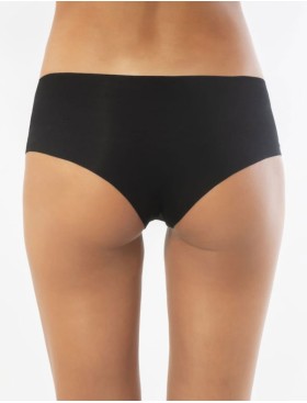 Хлопковые трусы-панти с лазерными срезами Sielei IOSONOIO 5109 nero, Цвет: nero (черный), Размеры: S, изображение 2