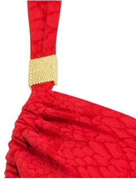 Красный цельный купальник Sielei JQ50 rosso, Цвет: rosso (красный), Размеры: 75D, изображение 4