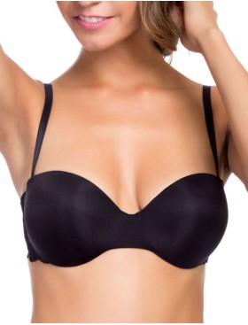 Бюстгальтер бандо с пуш-ап Sielei PURE LOVE 1972 nero, Цвет: nero (черный), Размеры: 70B, изображение 5