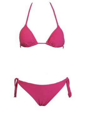 Розовый купальник шторка с бразилианами Sielei SUMMER ME82 fuxia, Цвет: fuxia (фуксия), Размеры: 75B, изображение 2