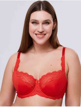 Бюстгальтер полумягкий VOVA SNEJANNA B54023 россо, Цвет: россо, Размеры: 90H, изображение 5