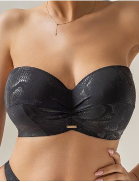 Верх купальника балконет Kris Line PORTOFINO Balkonette MHM черный, Цвет: черный, Размеры: 65J