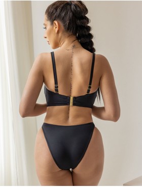 Верх купальника балконет Kris Line PORTOFINO Balkonette MHM черный, Цвет: черный, Размеры: 65J, изображение 7