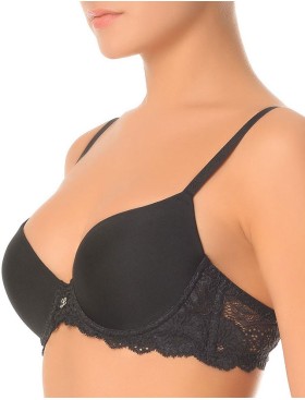 Бюстгальтер пуш-ап Leilieve FEELGOOD 990 nero, Цвет: nero (черный), Размеры: 80C, изображение 3