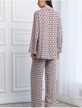 Пестрый костюм из вискозы Mia-Amore BERTA 5306, Цвет: мультиколор, Размеры: M, изображение 3