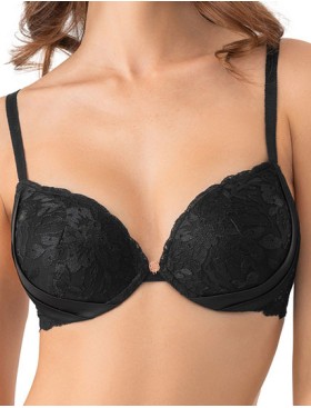 Бюстгальтер пуш-ап с гелем Mioocchi AVRORA 8168 nero, Цвет: nero (черный), Размеры: 80C