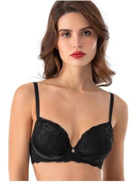 Бюстгальтер формованный Mioocchi AVRORA 8169 nero, Цвет: nero (черный), Размеры: 70B, изображение 3