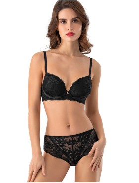 Трусы кружевные Mioocchi AVRORA 8269 nero, Цвет: nero (черный), Размеры: M, изображение 2