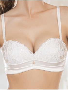 Бюстгальтер балконет планж Mioocchi AVRORA 8170 panna, Цвет: panna (сливочный), Размеры: 80C