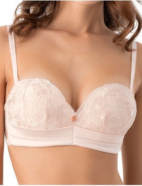 Бюстгальтер балконет планж Mioocchi AVRORA 8170 rosa crema, Цвет: rosa crema (пудра), Размеры: 70B