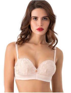 Бюстгальтер балконет планж Mioocchi AVRORA 8170 rosa crema, Цвет: rosa crema (пудра), Размеры: 70B, изображение 3