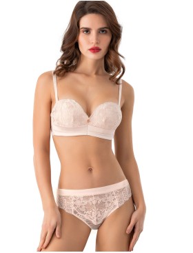 Бюстгальтер балконет планж Mioocchi AVRORA 8170 rosa crema, Цвет: rosa crema (пудра), Размеры: 70B, изображение 2