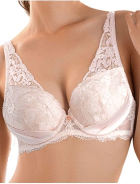 Бралетт с формованной чашкой Mioocchi AVRORA 8171 rosa crema, Цвет: rosa crema (пудра), Размеры: 95C