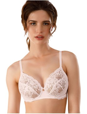 Кружевной бюстгальтер Mioocchi AVRORA 8172 rosa crema, Цвет: rosa crema (пудра), Размеры: 75B, изображение 3