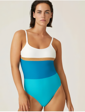 Совместный купальник Naturana 73429 синий/мультицвет, Цвет: синий/мультицвет, Размеры: 85B