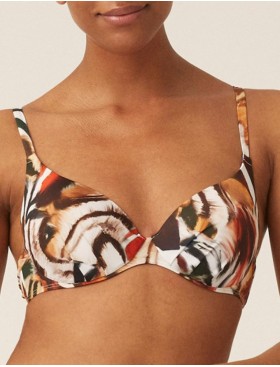 Купальный лиф Naturana 77064 животный принт, Цвет: животный принт, Размеры: 85E