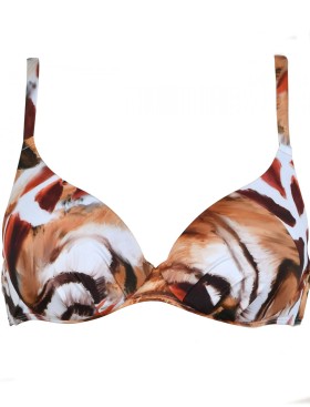 Купальный лиф Naturana 77064 животный принт, Цвет: животный принт, Размеры: 85E, изображение 3