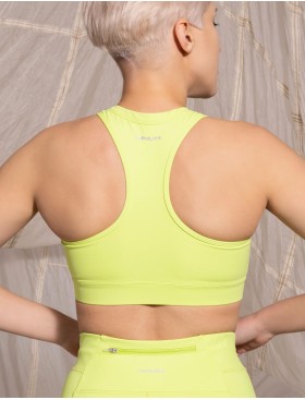 Спортивный топ Opium BF-30, Цвет: желто-зеленый, Размеры: M, изображение 2