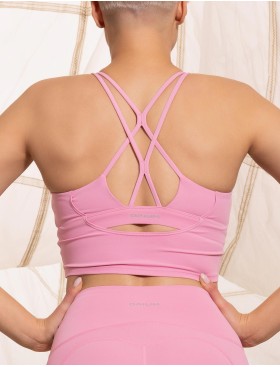 Спортивный кроп-топ Opium BF-33 розовый, Цвет: розовый, Размеры: L, изображение 2