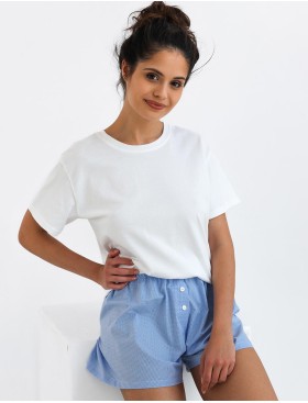 Женская пижама с шортами Sensis CATERINA, Цвет: белый, Размеры: S