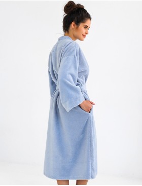Банный халат Sensis CRISTINA, Цвет: голубой, Размеры: S/M, изображение 2