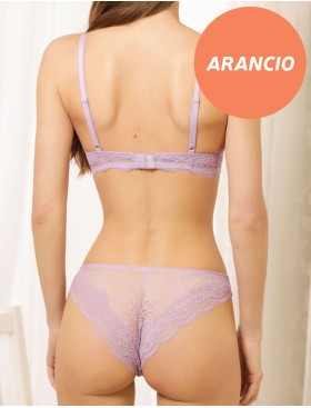 Оранжевый комплект мягкая + слипы Sielei HERITAGE 75105 arancio, Цвет: arancio (апельсин), Размеры: 75C, изображение 2