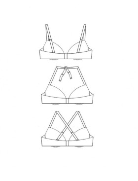 Бирюзовый раздельный купальник Sielei NEW GLAM NG74 turchese, Цвет: turchese (бирюзовый), Размеры: 80D, изображение 2