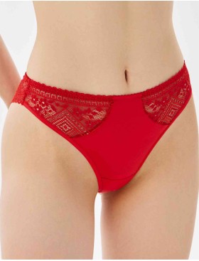 Трусики бразилиана VOVA LALIQUE V12555 красный, Цвет: красный, Размеры: XS