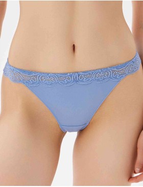 Трусы стринги VOVA SNEJANNA V54050 василек, Цвет: василек, Размеры: S