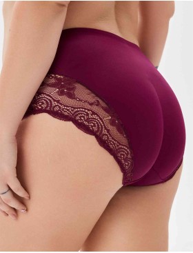 Трусы слипы высокие VOVA SNEJANNA V54046 малиновое сияние, Цвет: малиновое сияние, Размеры: M, изображение 2