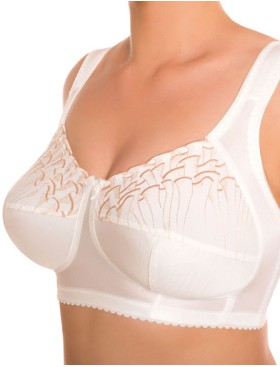 Бюстгальтер больших размеров Valmira 1107 / 1108 молоко с бежевым, Цвет: молоко с бежевым, Размеры: 100H