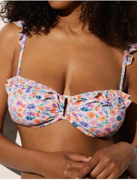 Лиф бандо с рюшами Ysabel Mora 82706, Цвет: мульти, Размеры: 70B