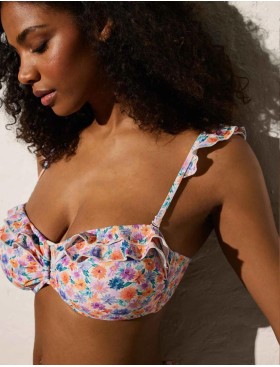 Лиф бандо с рюшами Ysabel Mora 82706, Цвет: мульти, Размеры: 70B, изображение 3