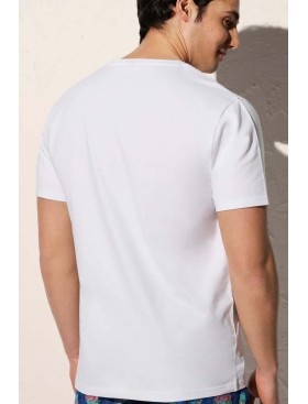 Хлопковая мужская футболка Ysabel Mora 90502 белый, Цвет: белый, Размеры: L, изображение 2