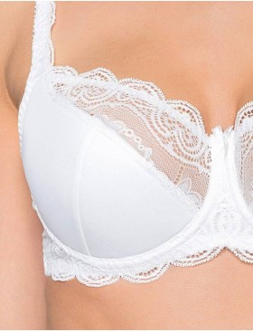 Бюстгальтер полумягкий VOVA SNEJANNA V54023 белый, Цвет: белый, Размеры: 70I, изображение 4