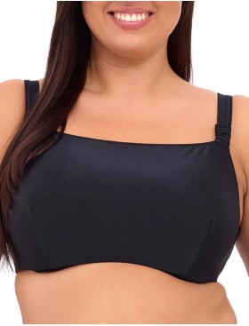 Верх купальника с мягкой чашкой Akcent AN219 M, Цвет: черный, Размеры: 75F