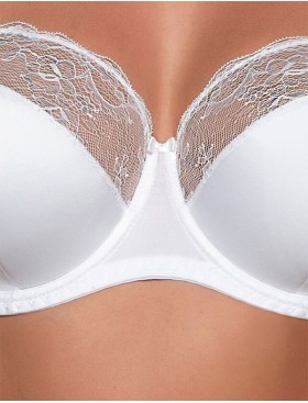 Бюстгальтер с полупоролоном Ava CAMELLIA 2110 PU белый, Цвет: белый, Размеры: 90H, изображение 3